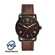 Fossil Copeland 42 mm Three-Hand Brown Leather FS5666 Men's Watch