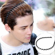 Steel Black Hairband Headband Men Women Cekak Rambut Hitam Besi Lelaki Wanita Unisex