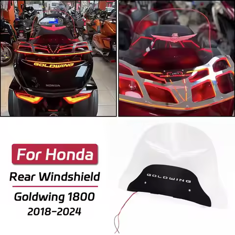 2018-2024 For Honda Goldwing 1800 NEW Motorcycle Accessories Rear Windshield Deflectors GL1800 With 
