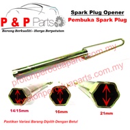 Pembuka Spark Plug Spanar / Spark Plug Opener Spannar - 21mm  16mm 14/15mm