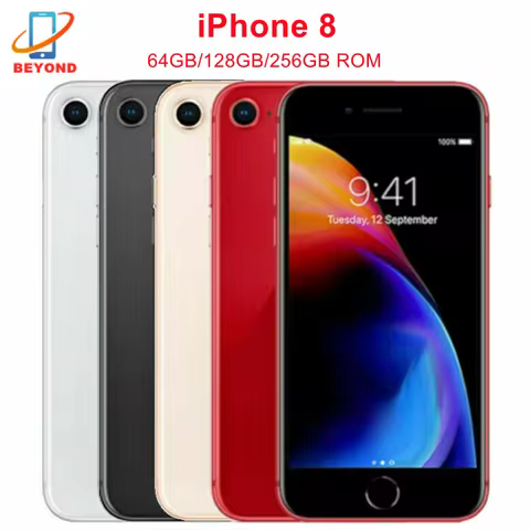 Original Apple iPhone 8 64GB/256GB 4.7' Retina IPS LCD NFC Fingerprint Factory Unlocked iPhone8 4G L