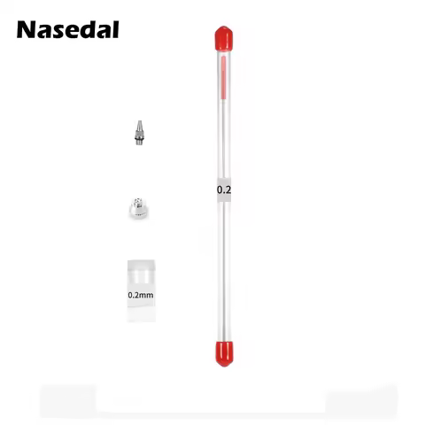Nasedal 0.2mm 0.3mm 0.5mm Airbrush Nozzle Needle Replacement for Airbrushes Spray Gun Model Spraying