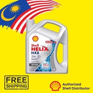Shell Helix HX8 X 5W-30 4L (FREE GIFT SHELL TOWEL)