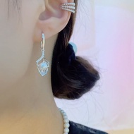 足银999珍珠耳环小清新森系树叶耳坠后挂式耳饰奢华气质耳饰Foot silver 999 pearl earrings small fresh forest treelwr1dj8ka2.my2025