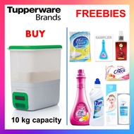 Tupperware Rice Smart (Rice Dispenser) 10kg w/ FREEBIES Tuff TBC Toilet Bowl Cleaner 500mL, Sof &amp; mm