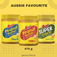 Bega Australia Peanut Butter Crunchy / Smooth 470g