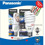 [FREE GRIFT] Panasonic Light Bulb LED/CFL 6500k Cool Daylight (White) 18W 25W Energy Saving Light Bu