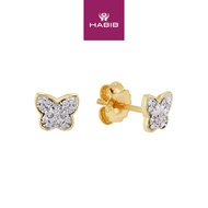 HABIB Diamond Earrings in 375/9K Yellow Gold 457520224