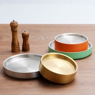 304 stainless steel Sashimi plate, ice tray, Japanese commercial salmon plate, sashimi fish plate, o