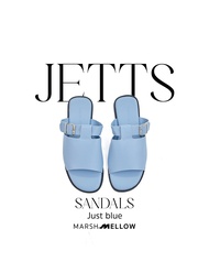 JETTS SANDAL สีColorful ร้องเท้าแตะนุ่มฟูหัวเข็มขัด BIGSIZE