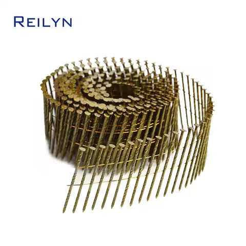 Siding Coil Nail Gun Nails 25/38/50/57/64/70mm Threaded Woodworking Tacks for MAX Bostitch Senco Pne