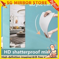 mirror full length/acrylic mirror/soft mirror/wall mirror/full length mirror/mirror sticker ECXA