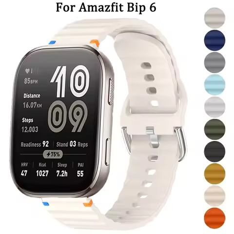 Silicone Bracelet for Amazfit Bip 6 Strap for Amazfit Balance/BIP 5 Unity Straps 49mm BIP5 46mm Band