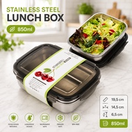 Stainless Steel Bento Lunch Box Large Capacity Lock and Lock Keep Food Warm Sturdy Durable