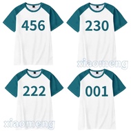 【100-160】456 game shirt  number tshirt 230  007 001 333 246 390 120.