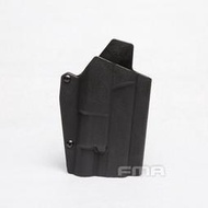 RST 紅星- FMA K板 G17 / G19 槍燈槍套 腰掛硬殼槍套 FOR X300系列 黑色 ... 04311