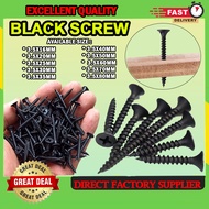 High Quality Black Drywall Screw for Wood and Metal Wood Screw Flat Head Black Screw for Wall Wood