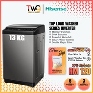 [FREE SHIPPING + GIFT] Hisense 10.5kg / 13.0KG DD INVERTER Top Load Washer Washing Machine  Wt105GE3