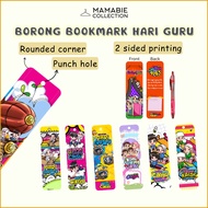 BORONG Bookmark hari guru Penanda Buku hadiah teacher day