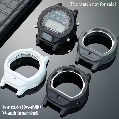 For Casio G-Shock DW6900 DW-6900 watch Inner Case Bezel plastic movement case modified Accessories B
