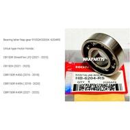 Bearing laher Nap gear 91052K53D04 -6204RS CB150R StreetFire LED 2020, CB150X 2021, CBR150R K45G 201