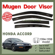 [READY STOCK] HONDA ACCORD [SV4] 1994-1998 5 TH GEN 4 DOOR MUGEN ARCYLIC DOOR VISOR