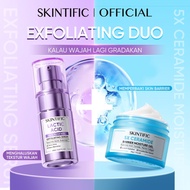 【Best Seller】100% Ori - SKINTI͏FIC 2IN1 Exfoliating Combo | Lactic Acid Serum + 5X Ceramide Moisture