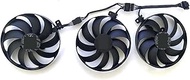 Youngran Graphics Card Accessories Cooling Fan CF9010U12D 7PIN 12V RTX3080 GPU Fan Compatible for ASUS TUF RTX 3060 Ti 3070 3080 3090 OC Gaming Leisurely (Blade Color : 1LOT)