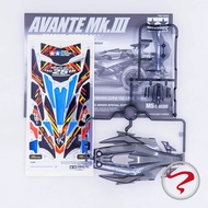 Genuine TAMIYA TAMIYA Four-wheel Drive 92422/95464 Black Transparent MK3 Hard Shell Plus Stickers Re