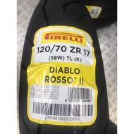 Pirelli Diablo Rosso 2 120/70-17 tahun 2024