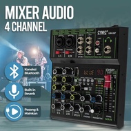 ASSSTRE CYMIC USB Audio Mixer Bluetooth Karaoke 4 Channel 99 DSP Effects - LM4-DSP