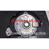 #(ORIGINAL) DENSO TOYOTA CAMRY YEAR 2006 FAN MOTOR (1720) - 168000-8480 (JP)