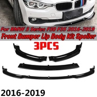 Car Front Bumper Splitter Lip Spoiler Body Kit Bumper Diffuser For BMW 3 Series F30 F35 2016 2017 20
