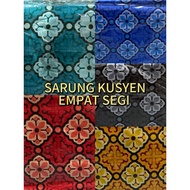 SARUNG KUSYEN BENTUK EMPAT SEGI DOUBLE ZIP 1 SET 14 PCS/CUSHION COVER COTTON STANDARD SIZE