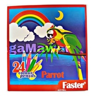 Faster: Parrot Colour Pencil 24 (long)
