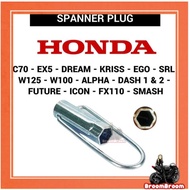 SPANNER PLUG PEMBUKA C70/EX5/DREAM/KRISS/EGO/SRL/W125/W100/DASH/FUTURE/ICON SPANNAR PLUG BOX OPENER 