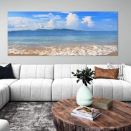 Art reproduction Quadro paesaggio marino colorato quadro grande soggiorno quadro mare lungo Spiaggia