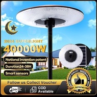 Lampu Solar Light Outdoor lighting 40000W UFO Solar LED Street Light Waterproof IP67 Solar Spotlight