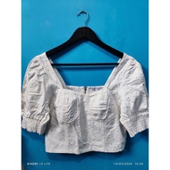 Urban revivo eyelet top coquette style/