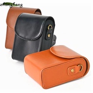 ZHANGHONG Camera, Adjustable Strap Portable Storage Bag, Waterproof Leather Shockproof Photography B