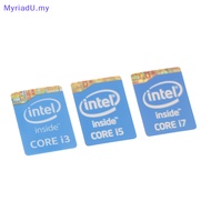 MyriadU 5pcs 4th Generation Intel Core I3 I5 I7 Sticker Label Notebook Decoration MY