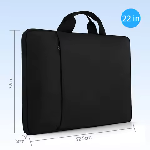 UPERFECT 22" Portable Monitor Case Polyester Laptop Sleeve Protective Computer Cover Carrying Bag Br