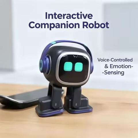 EMO Tuya Intelligent AI Robots Emotional Support Interactive Desktop Voice Recognition EMO Go Home R