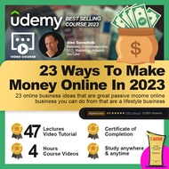 [Video Course] 23 Ways To Make Money Online In ( 47 Lectures, 3 hours+ Video Tutorial)