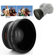 58MM 0.45x Wide Angle Lens + Macro Lens for Canon 1DX,5D,5DII,5DIII,6D,7D,70D,60D,700D,1100D,600D,400D,30D,10D