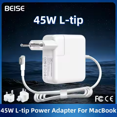 45W L-Tip Magnetic Power Adapter Charger Compatible with MacBook Air 11" 13" A1269 A1270 A1369 A1370