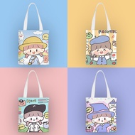 (Many models) Zhoudawang Girl Pattern Canvas Bag - Capacity to Hold Many Personal Items - Canvas Bag