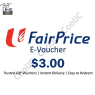 NTUC Fairprice E-Voucher $3 Shopee Inbox Same Day Delivery NTUC Fairprice Voucher Gift