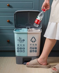 Wet dry separated Litter bin, rubbish bin|乾濕分離垃圾桶, 垃圾分類, 環保分類 [垃圾桶 #廚房垃圾桶 #分類垃圾桶 #腳踏 #乾濕 #垃圾分類|#kitchen #rubbish bin #bin #litter]