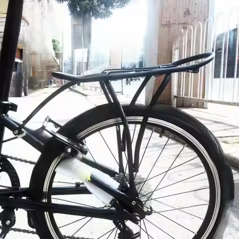 20 in Folding Bike Cargo Rack Outdoor Traveling 100kg Easy Installation Adult Bike Riding Carrier Ra